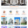 Mẫu Giao diện website Thiết kế Nội thất Kiến trúc
