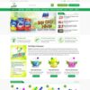 Mẫu giao diện website
	 bán bột giặt, nước tẩy rửa - Theme WordPress