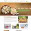 Mẫu giao diện website
	 bán hạt điều, thực phẩm 02 - Theme WordPress