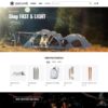 Mẫu giao diện website
	 bán lều du lịch, đồ phượt camping - Theme WordPress
