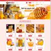 Mẫu giao diện website
	 bán mật ong 02 - Theme WordPress