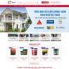 Mẫu giao diện website
	 cung cấp sơn chống thấm - Theme WordPress