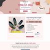 Mẫu giao diện website
	 Lading Page bán giày, dép nữ - Theme WordPress