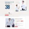 Mẫu giao diện website
	 landing page bán áo sơ mi - Theme WordPress