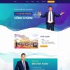 Mẫu giao diện website
	 landing page khóa học giao tiếp - Theme WordPress