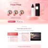 Mẫu giao diện website
	 Landing page xịt makeup - Theme WordPress