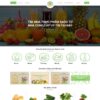 Mẫu giao diện website
	 nông sản 03 - Theme WordPress