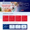 Mẫu giao diện website 
 đào tạo thẩm mỹ 03 - Theme WordPress