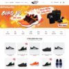 Mẫu giao diện website  bán giày thể thao - Theme WordPress