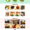 Mẫu giao diện website 
	Theme wordpress quán ăn bún đậu mắm tôm