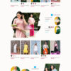 Mẫu giao diện website 
Theme web bán hàng thời trang Gu Mặc