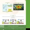 Mẫu giao diện website 
Theme wordpress bán hàng thực phẩm kẹo dứa