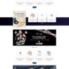 Mẫu giao diện website 
theme wordpress bán trang sức