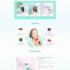 Mẫu giao diện website 
Theme wordpress lading pape giới thiệu bộ mỹ phẩm