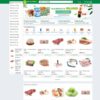 Mẫu giao diện website 
 bách hóa xanh - Theme WordPress