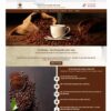 Mẫu giao diện website 
 bán cafe nguyên chất - Theme WordPress