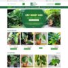 Mẫu giao diện website 
 bán cây xanh 02 - Theme WordPress