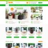 Mẫu giao diện website 
 bán chậu cây cảnh văn phòng - Theme WordPress