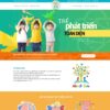Mẫu giao diện website 
 bán đồ chơi, thiết bị giáo dục cho trẻ - Theme WordPress