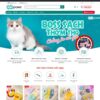 Mẫu giao diện website  bán đồ chơi, thực phẩm thú cưng 02 - Theme WordPress