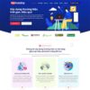 Mẫu giao diện website 
 công ty Agency Marketing Online 02 - Theme WordPress