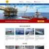 Mẫu giao diện website 
 công ty cơ khí - Theme WordPress