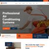 Mẫu giao diện website 
 công ty dịch vụ điện nước - Theme WordPress