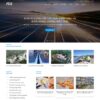 Mẫu giao diện website 
 công ty điện năng lượng mặt trời - Theme WordPress