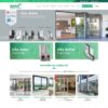 Mẫu giao diện website 
 công ty nhôm kính 01 - Theme WordPress