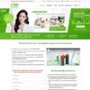 Mẫu giao diện website 
 đào tạo chủ Spa - Theme WordPress