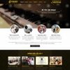 Mẫu giao diện website 
 đào tạo, khóa học piano, nhạc cụ - Theme WordPress