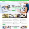 Mẫu giao diện website 
 dịch vụ in ấn, thiết kế 04 - Theme WordPress