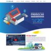 Mẫu giao diện website 
 điện mặt trời - Theme WordPress