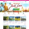 Mẫu giao diện website 
 du lịch 15 - Theme WordPress