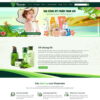 Mẫu giao diện website 
 gia công mỹ phẩm 02 - Theme WordPress