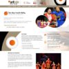 Mẫu giao diện website 
 giới thiệu Artiste School - Theme WordPress