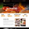 Mẫu giao diện website 
 giới thiệu nhà hàng bbq - Theme WordPress