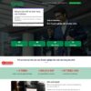 Mẫu giao diện website 
 landing page dịch vụ Grab - Theme WordPress