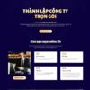 Mẫu giao diện website 
 landing page dịch vụ thành lập công ty, doanh nghiệp - Theme WordPress