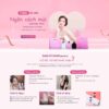 Mẫu giao diện website 
 Landing page nước xịt thơm - Theme WordPress