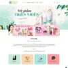 Mẫu giao diện website 
 mỹ phẩm 09 - Theme WordPress