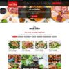 Mẫu giao diện website 
 nhà hàng, ăn uống - Theme WordPress