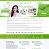 Mẫu giao diện website 
 nhượng quyền spa - Theme WordPress