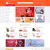 Mẫu giao diện website 
 Shop thời trang, quần áo - Theme WordPress
