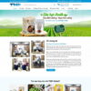 Mẫu giao diện website 
 thực phẩm sạch 02 - Theme WordPress
