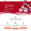 Mẫu giao diện website 
 tổng đài Call Center - Theme WordPress