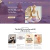 Mẫu giao diện website  trung tâm dạy Yoga - Theme WordPress