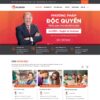 Mẫu giao diện website 
 trung tâm học tiếng anh 02 - Theme WordPress