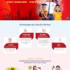Mẫu giao diện website Theme wordpress trường anh ngữ chuẩn đẹp