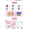 Mẫu giao diện website 
Theme wordpress thời trang bỉm tả sữa baby 2